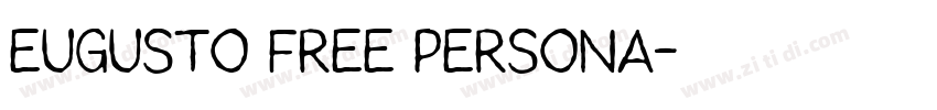 Eugusto Free Persona字体转换